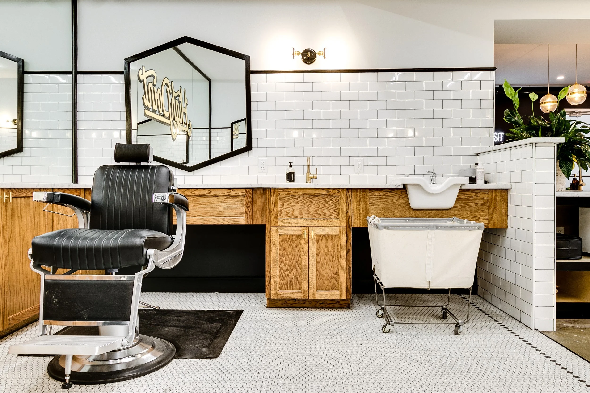 High Point Barbershop — Campfire & Co. | Branding and Interior Design ...