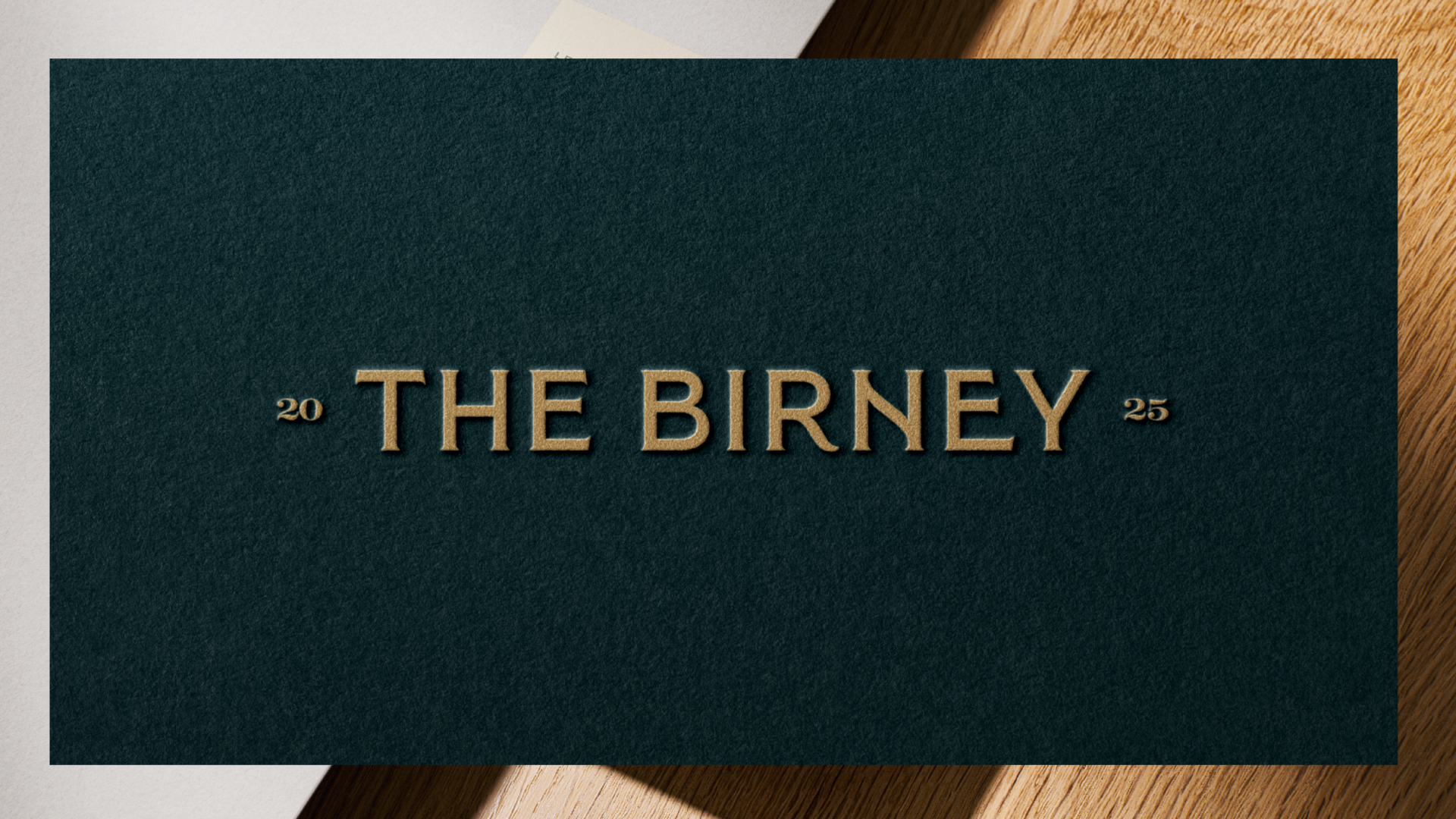 The Birney multifamily apartment community brand identity signage design