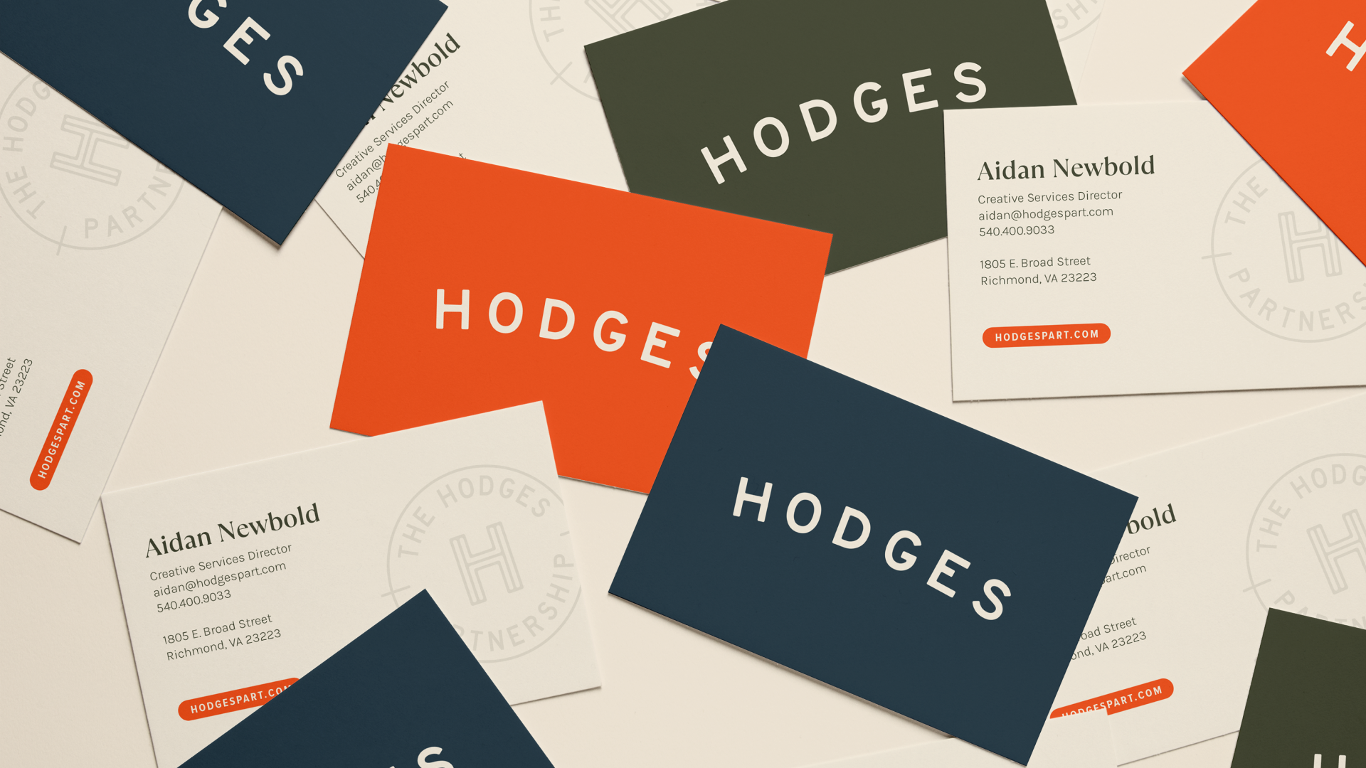 Hodges Partnership PR agency branding visual identity design richmond virginia