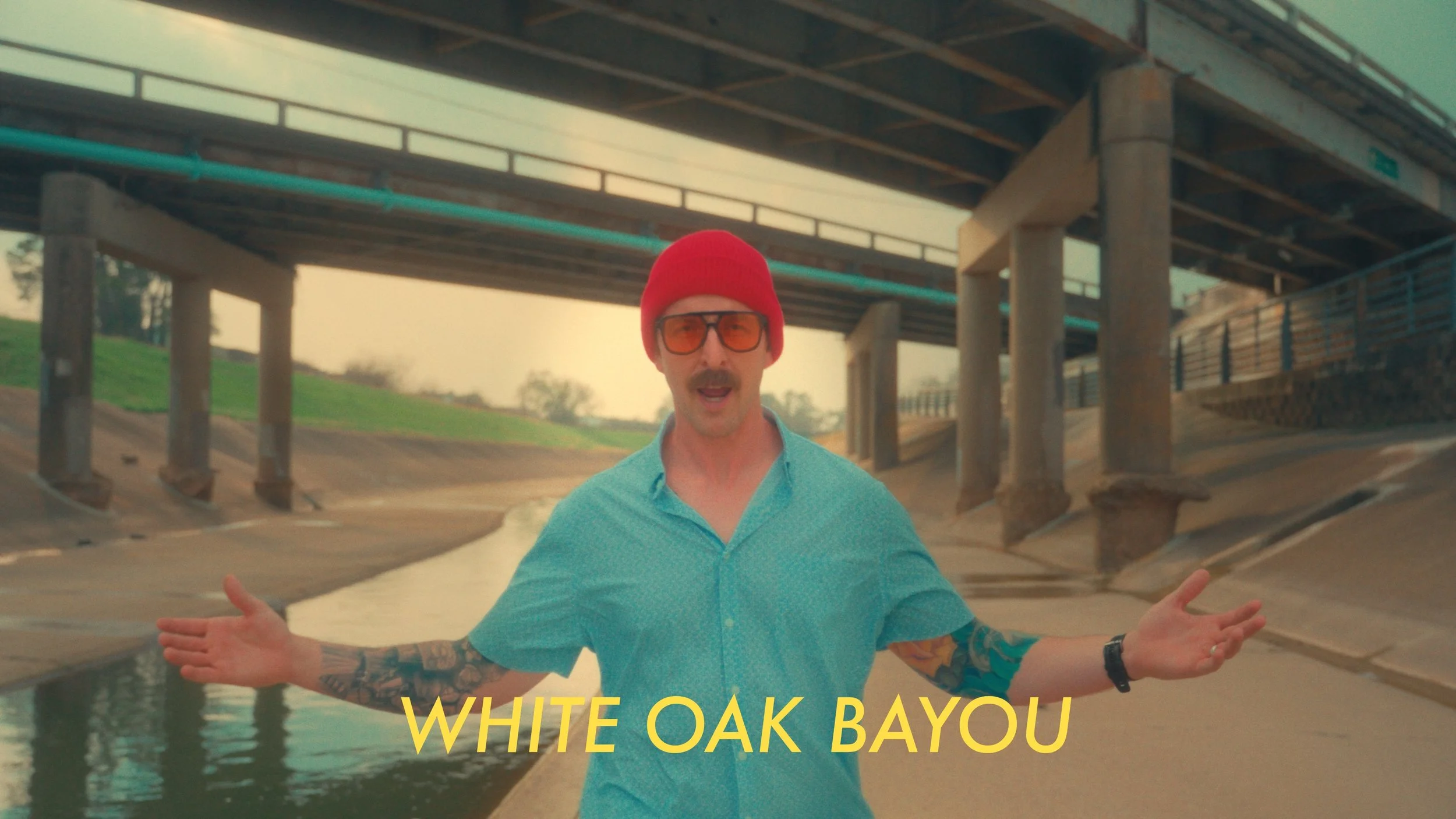 Wes Anderson inspired still frame from a tour video for  Yellow Rose Fitness