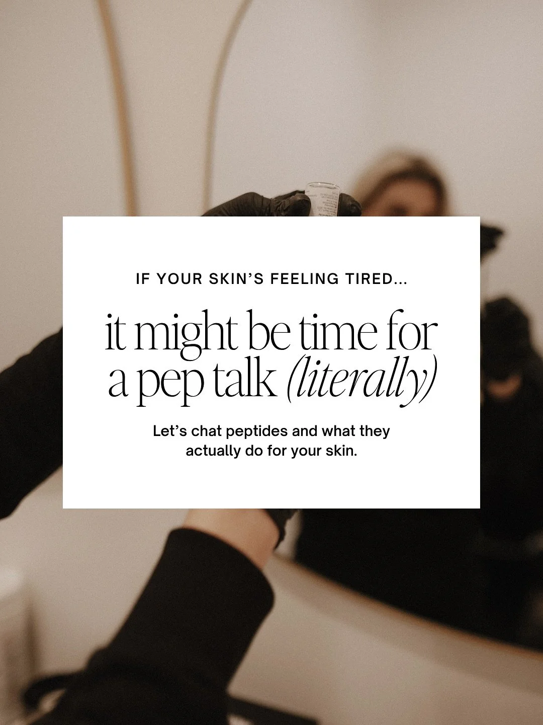 Peptides = protein fragments that help your skin act younger, stronger, and healthier.
If your skin is dull, tired, or losing firmness&hellip; this might be your new obsession. 👀✨

Swipe to learn how peptides actually work and why they&rsquo;re beco