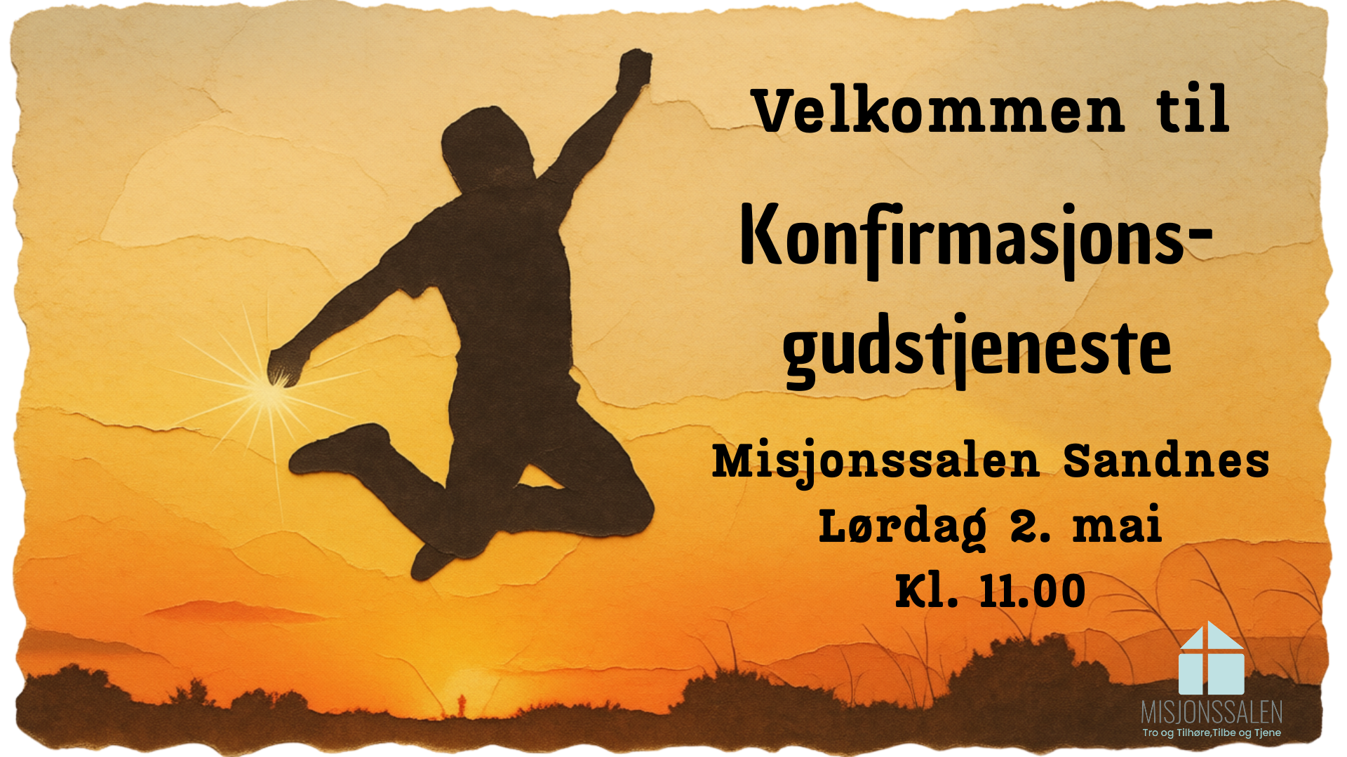 Velkommen til konfirmasjonsgudstjeneste!