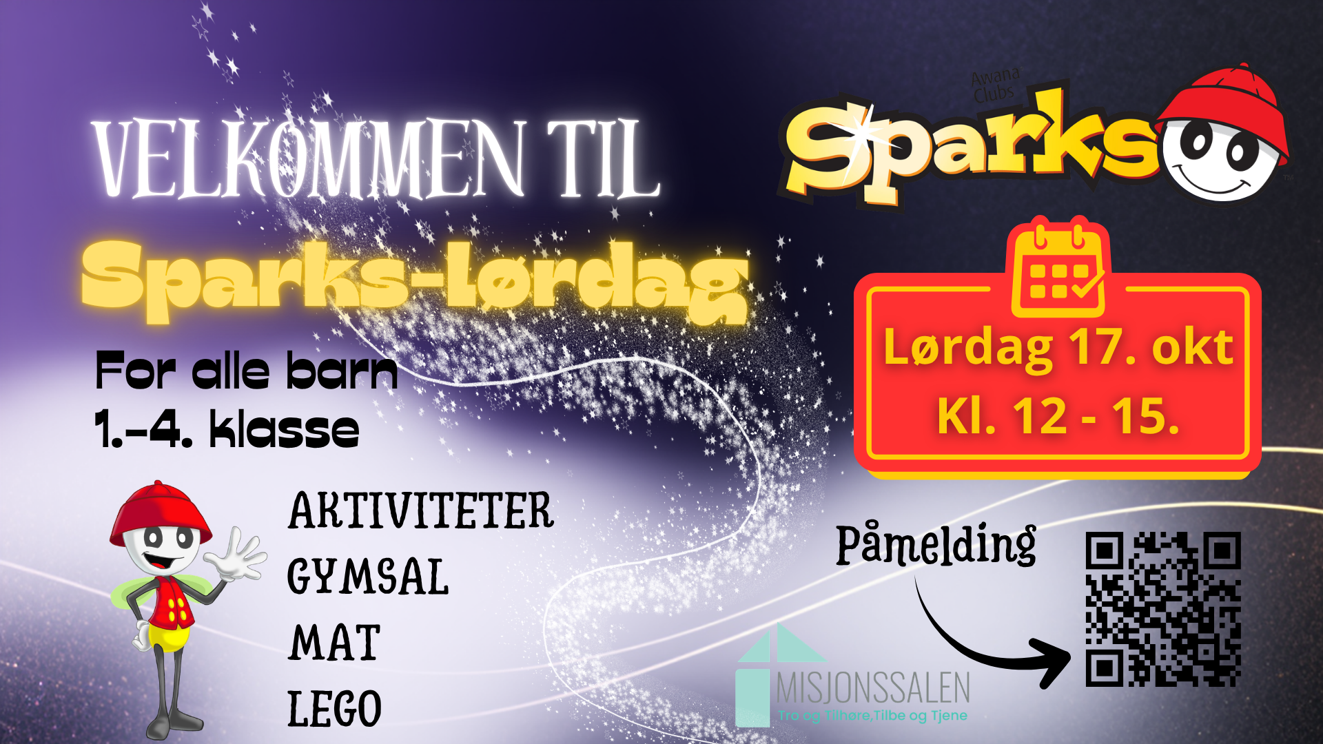Sparks-Lørdag            17.oktober