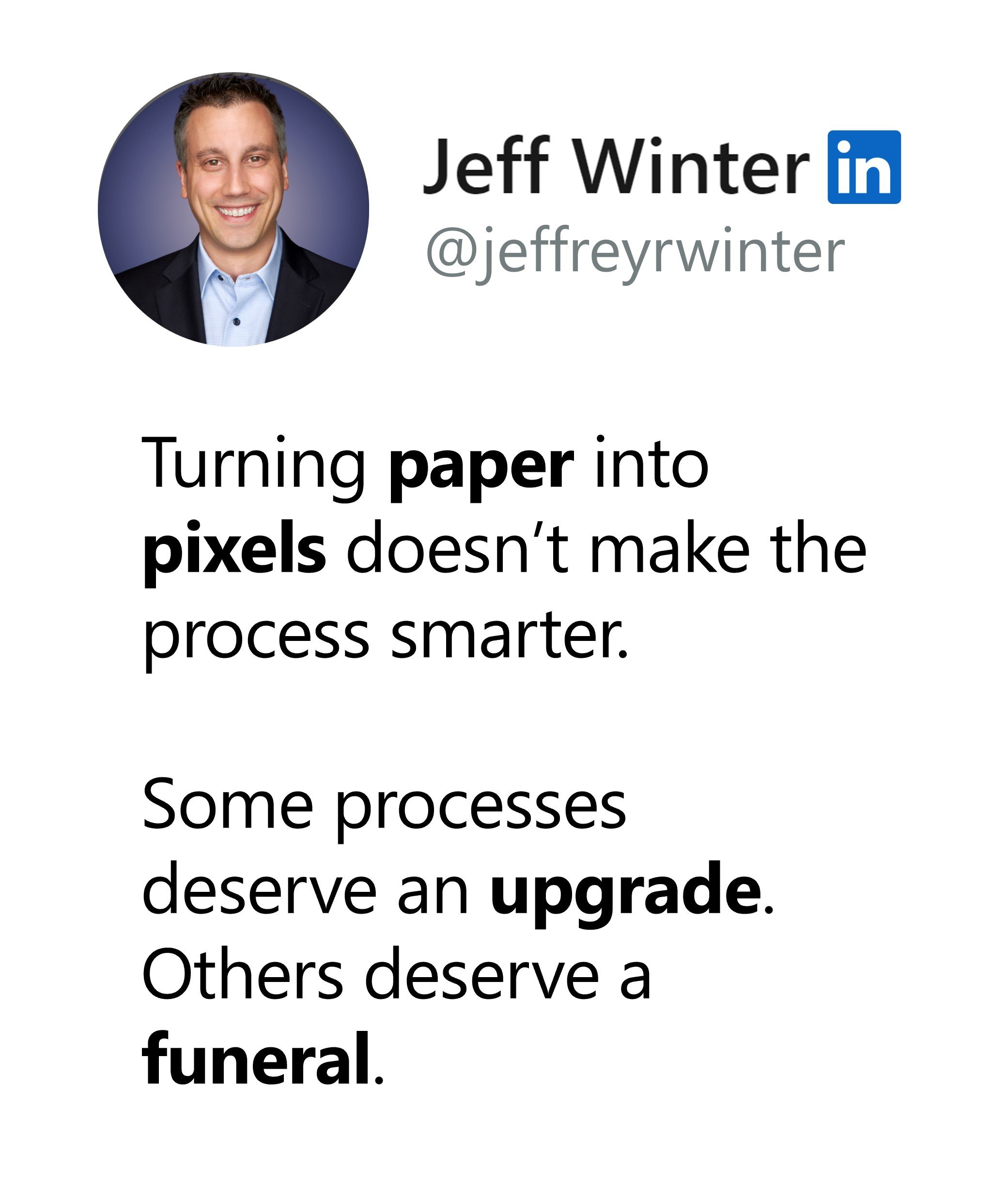 Digitizing Paper Processes