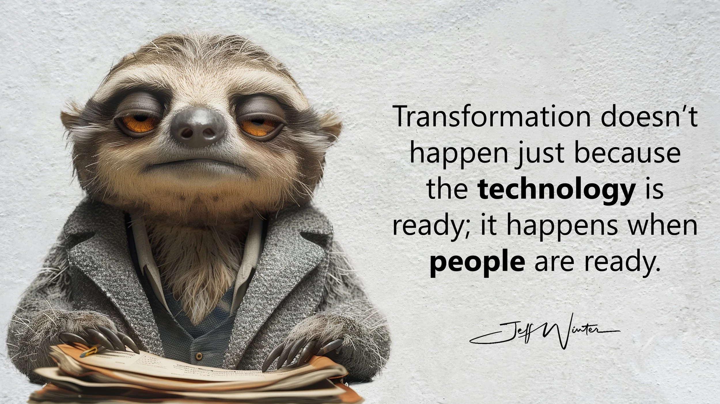 Your Sense of Urgency Does Not Alter My Speed