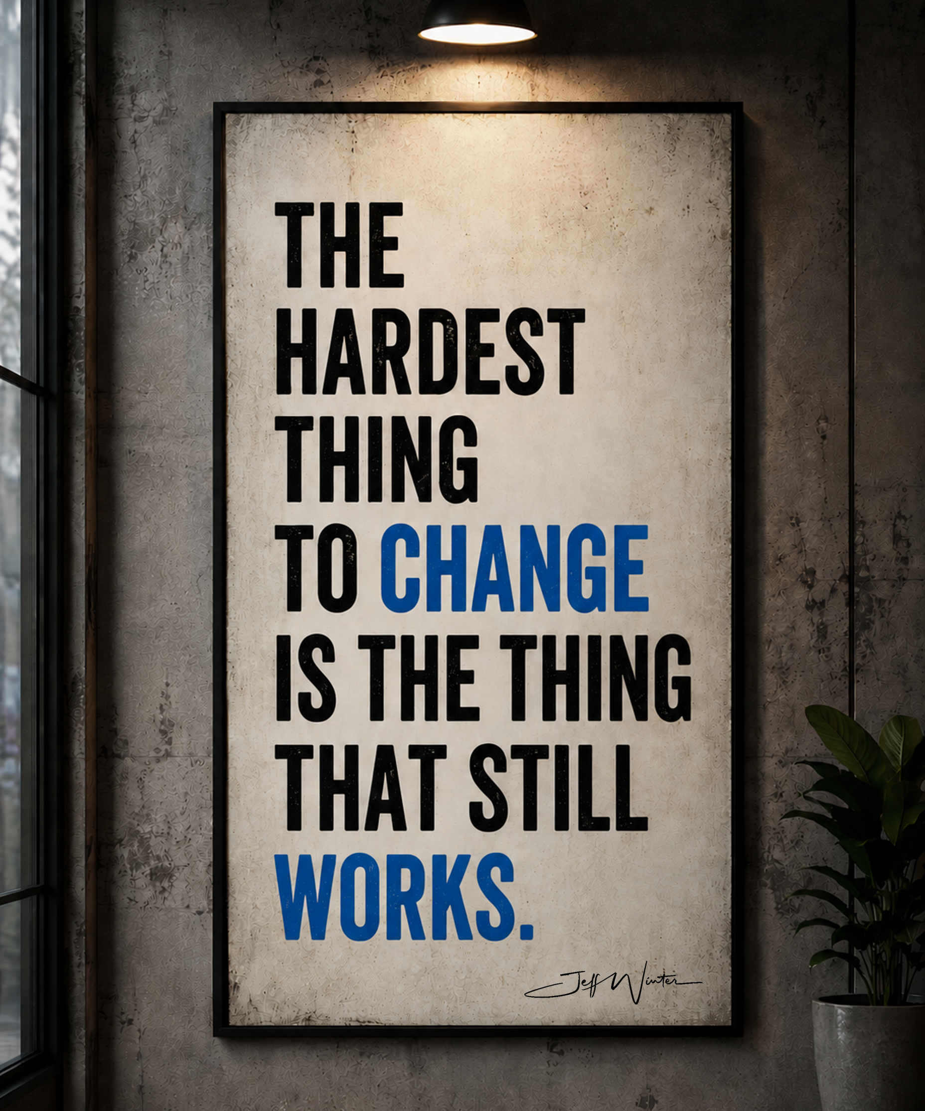 The Hardest Thing to Change Is the Thing That Still Works