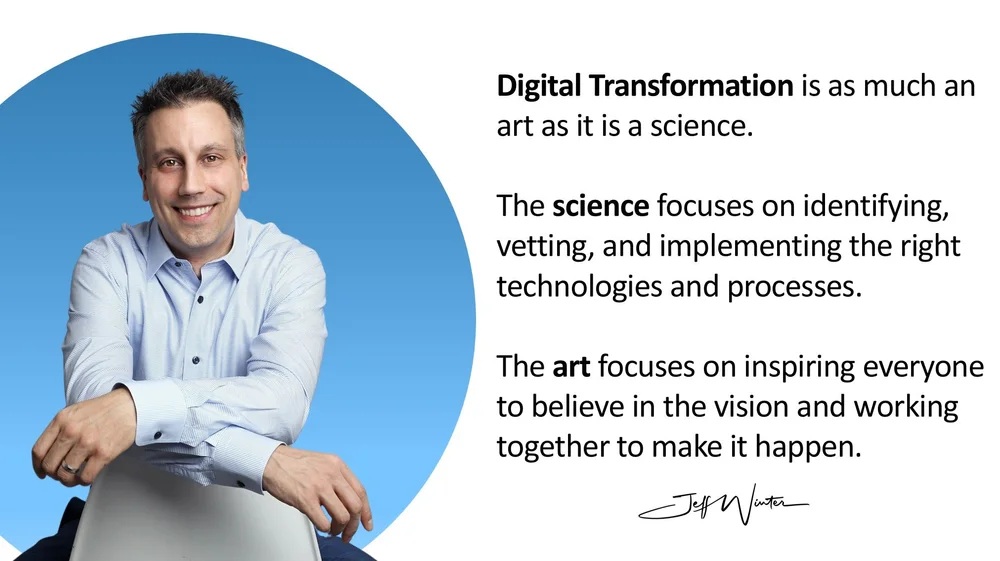 The Art & Science of Digital Transformation — Jeff Winter