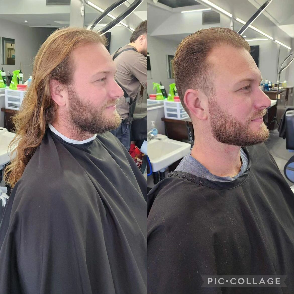 Haircut and beard trim by Jose