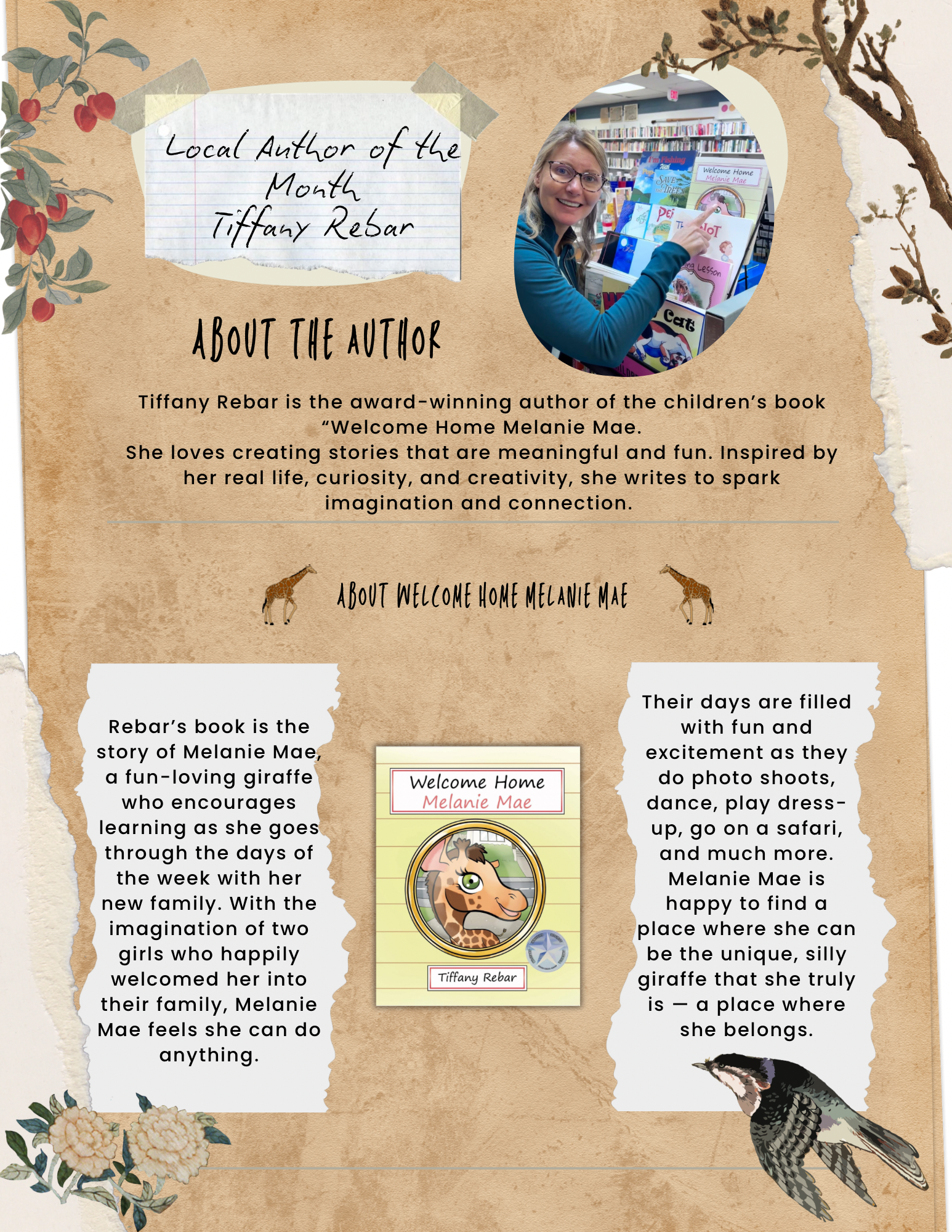 Author of the Month: Tiffany Rebar