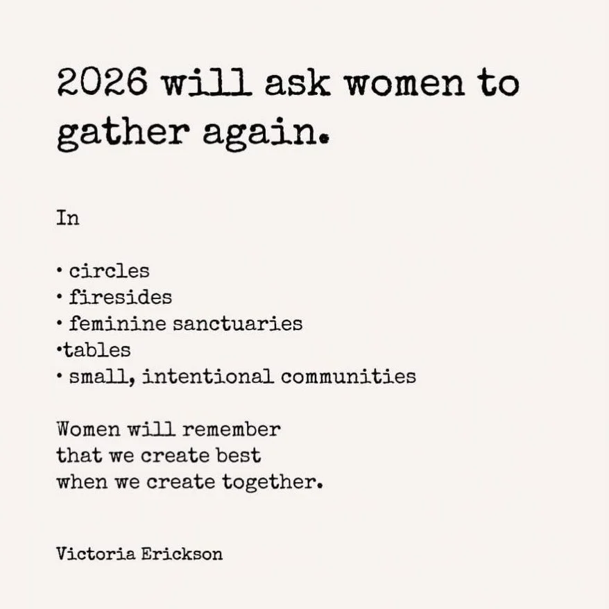 ✨ 2026 is asking women to gather again&hellip; ✨

Around circles.
Around tables.
In spaces where we can slow down, speak honestly and be met.

Sacred Woman is opening into more in 2026, more moments to come together, to reflect, to soften and to grow