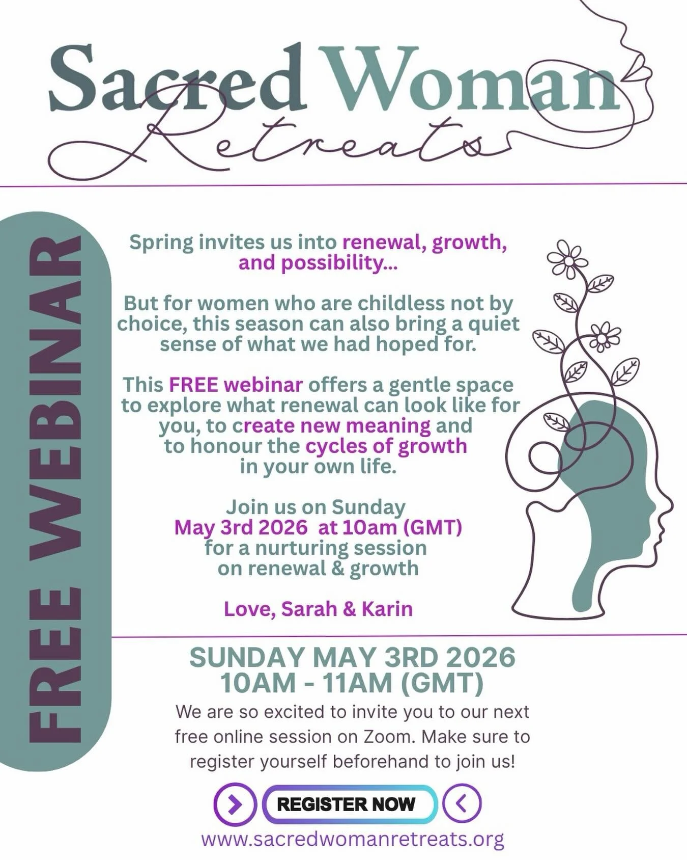 Spring can feel like a season of contrast; while everything around us begins to bloom, it can also bring quiet reminders of what didn&rsquo;t unfold as we once hoped.

And yet, within that same season, there can also be space&hellip;

Space to reconn