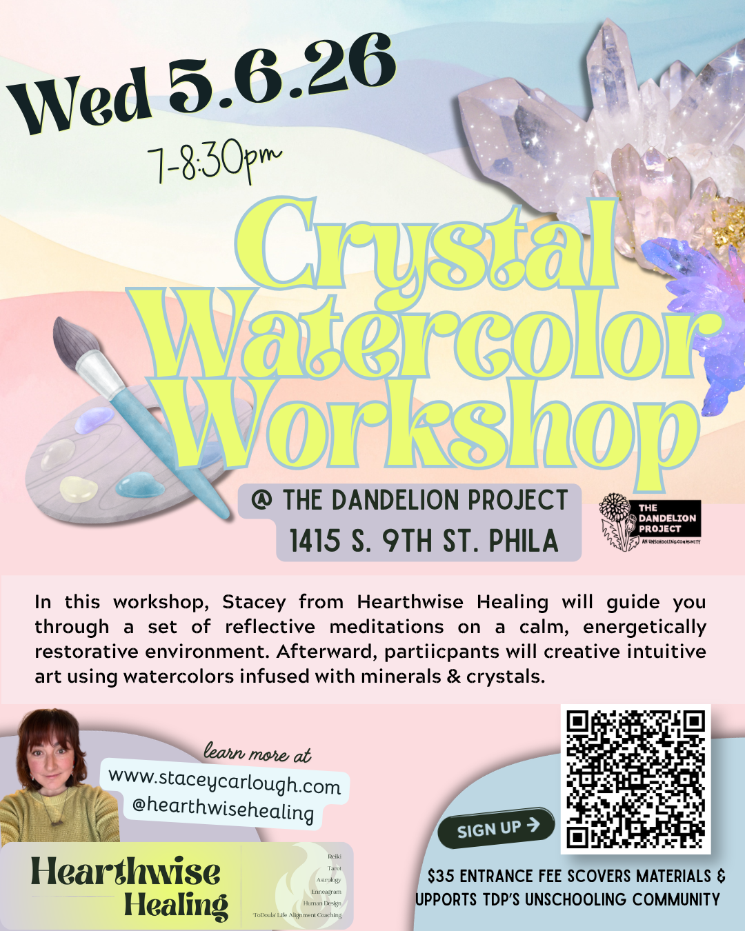 Crystal Watercolor Workshop