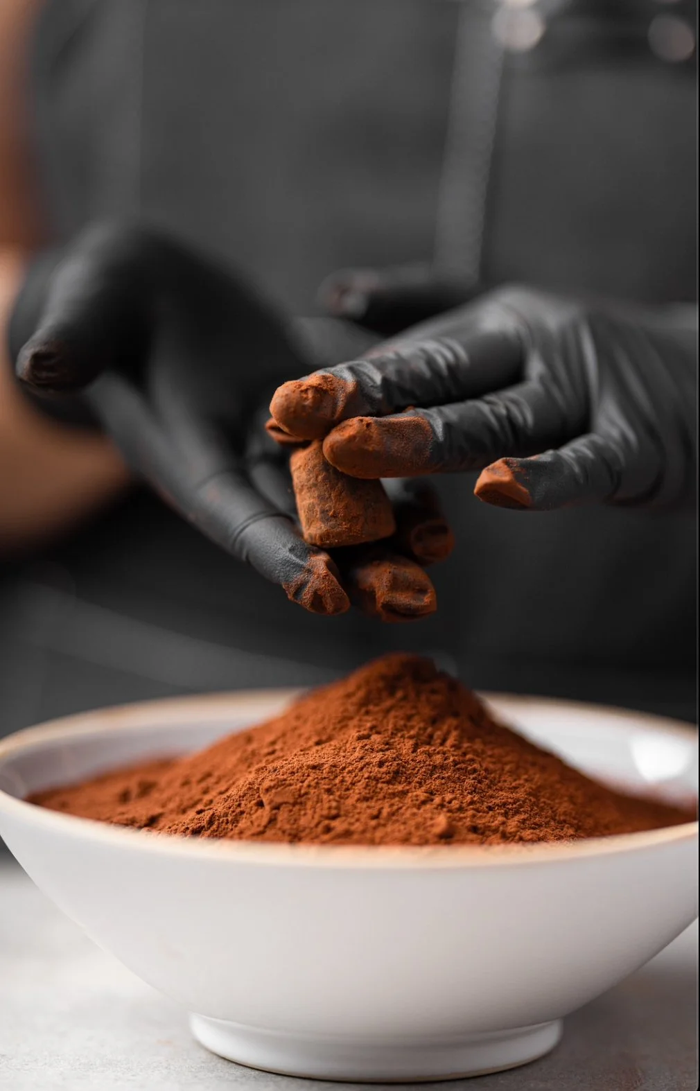 hand rolled chocolate truffles