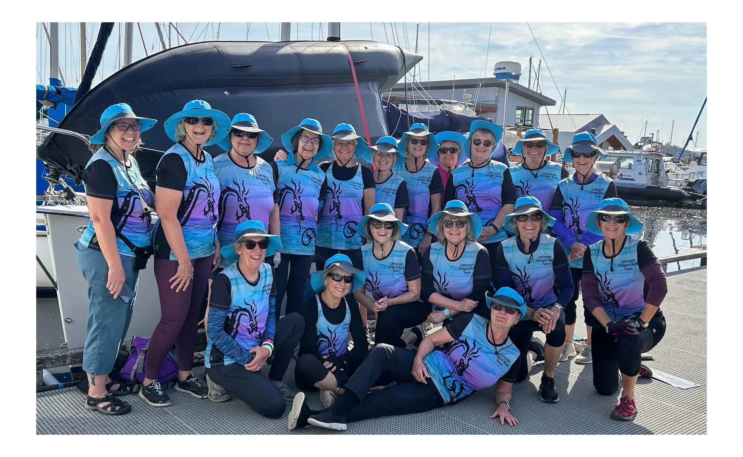 The 49th Dragons in their new hats! May 2026.