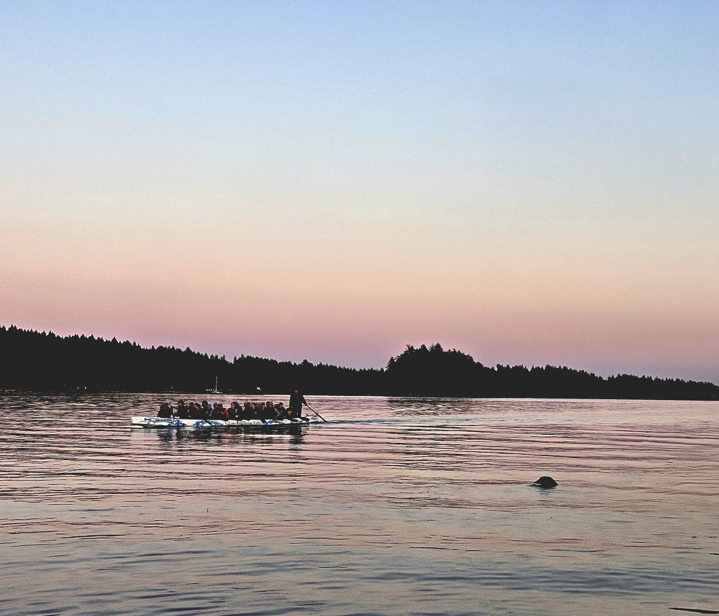 October 11, 2023 | Last evening paddle of the season in the waters off Slack Point