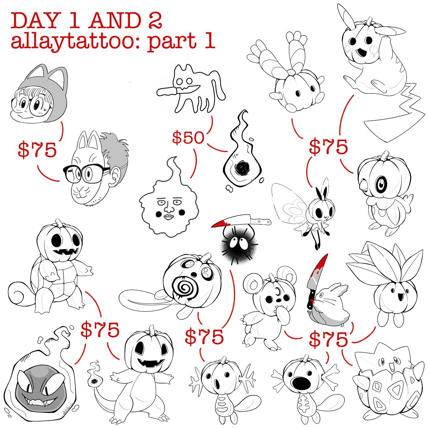 🫵🏻FINAL UPDATE FOR THE 26TH AND 27TH🫵🏻

Featuring updated pages for four of our artists working this upcoming weekend! 

@nomito.tattoo and @toriwartooth will be tattooing DAY ONE

@cerrberos and @allaytattoo will be tattooing DAY TWO but part 1 