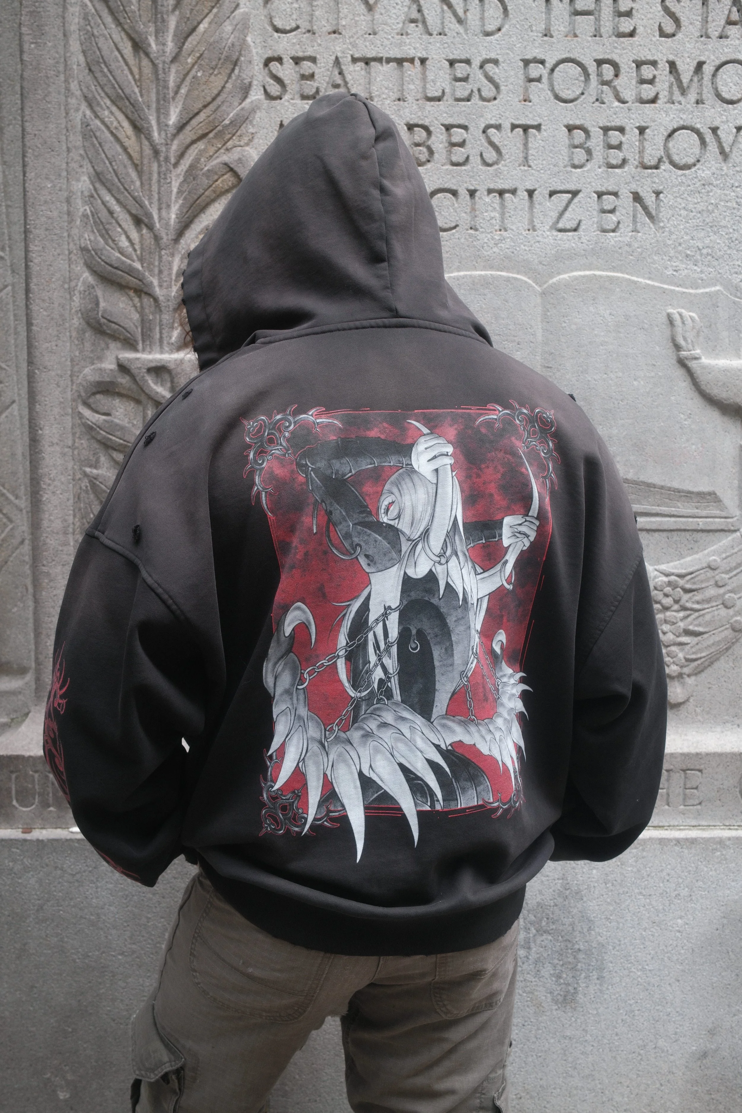 Oversized Full-Zip Hoodie