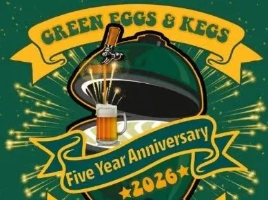 Green eggs and kegs booth