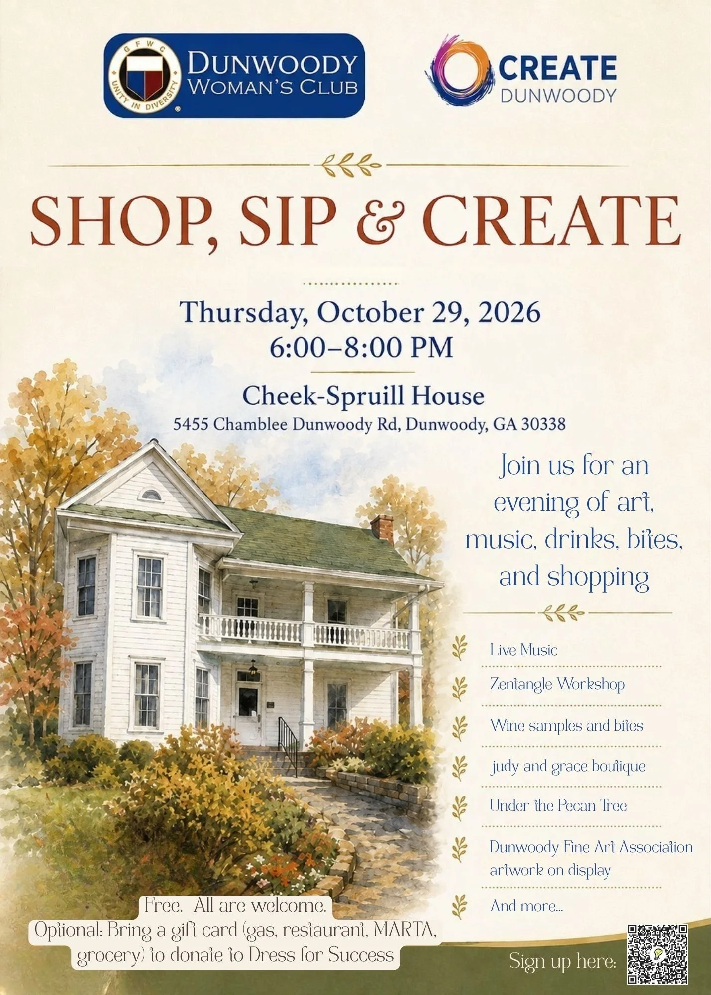 Dunwoody Woman's Club Evening Event