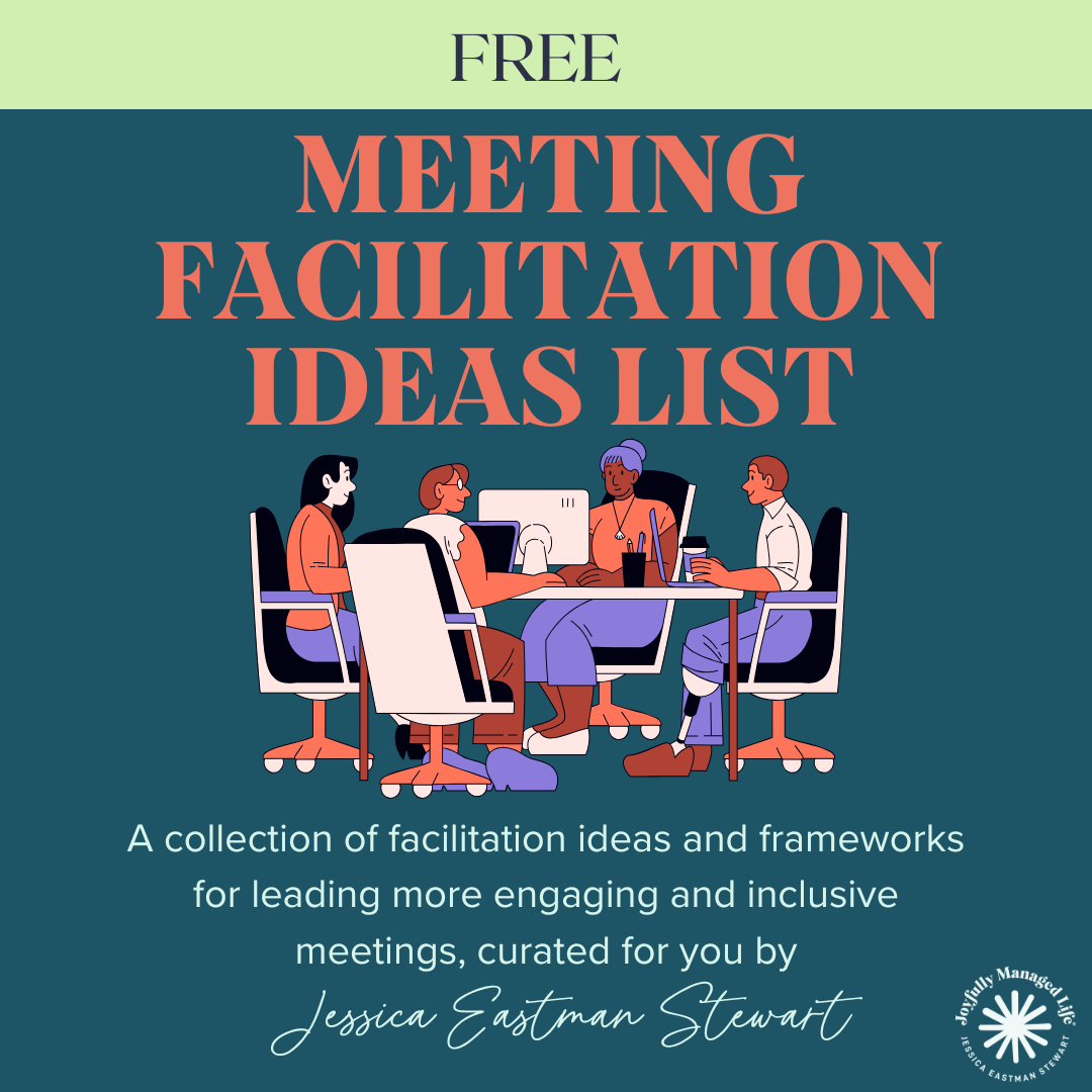 Meeting Faciliation Ideas List
