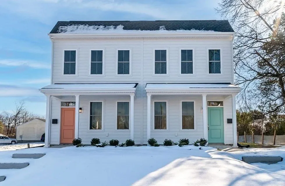 These townhomes were built in 2024 with a special use permit (SUP) on E Ladies Mile Road through the Maggie Walker Community Land Trust.