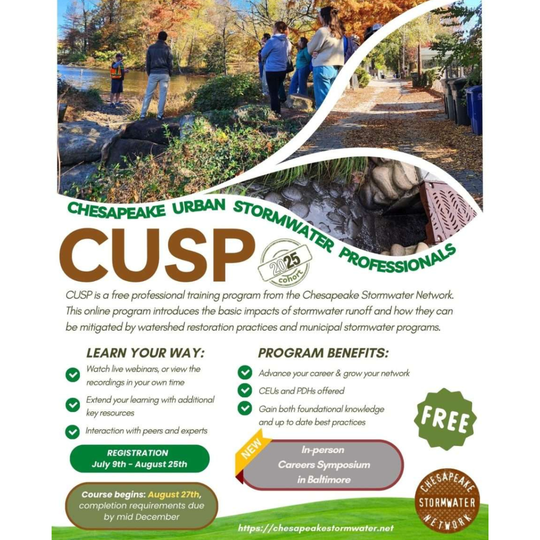 Chesapeake Urban Stormwater Professionals Training