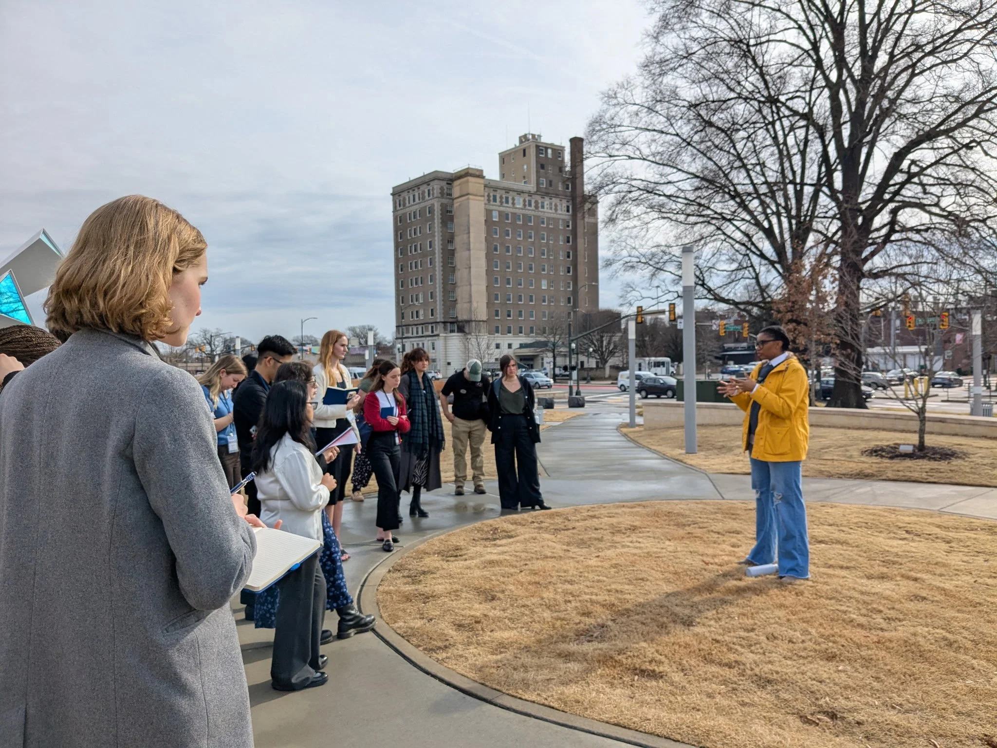 Sheri spoke to students from the University of Richmond's A&S NEXT program about redlining, urban renewal and annexation, and  our work to increase access to green spaces.
