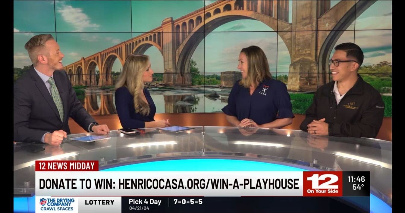 What a fun start to the week with Kristin and I 😊 thanks so much for inviting me to speak on @henricocasa with @nbcnews Everyone you have until April 28th to donate to enter and a chance to win a playhouse! You to the bio link of henrico CASA or the