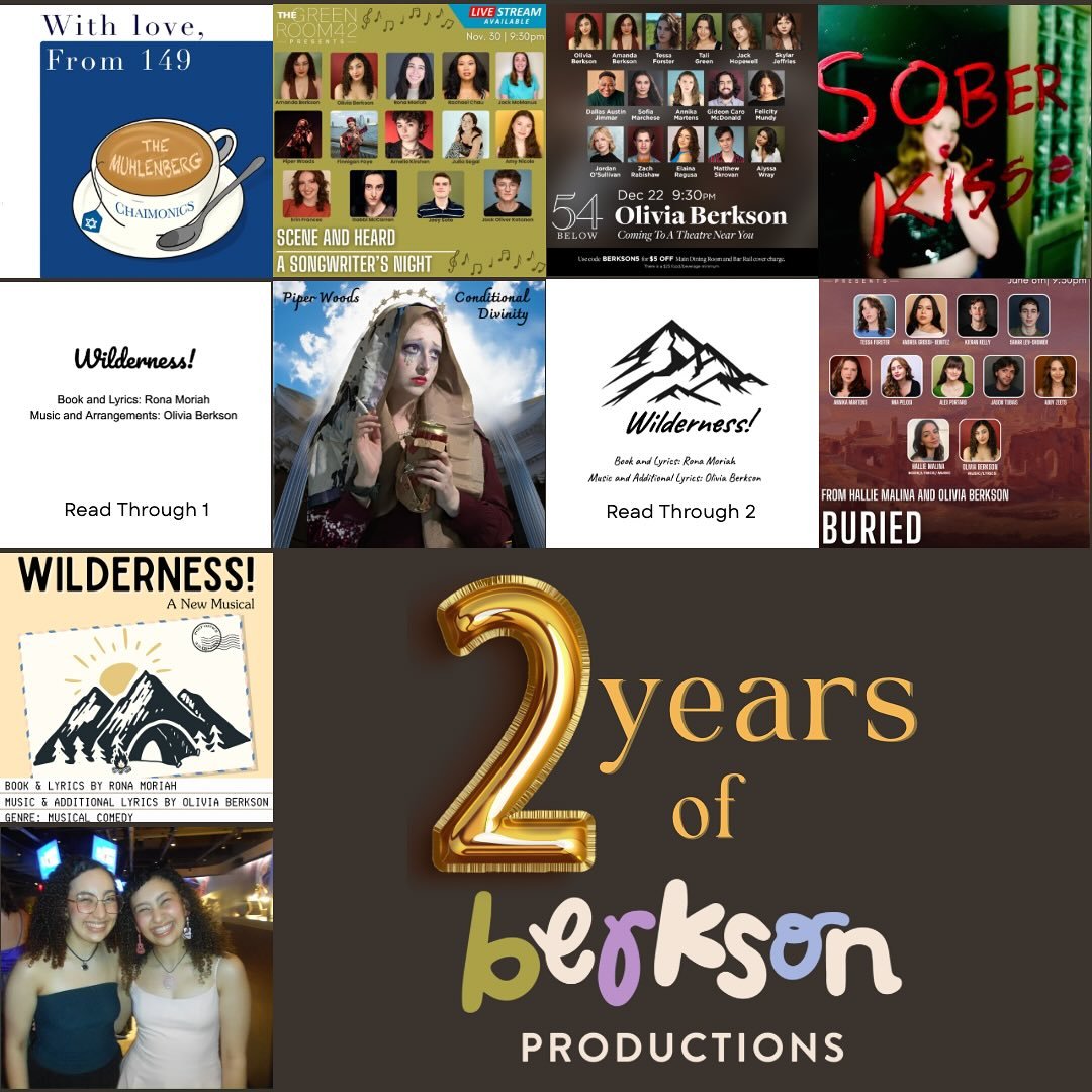 We can&rsquo;t believe it&rsquo;s only been 2 years since we started Berkson Productions! It feels like 10 years, but also 5 minutes. Thank you to everyone who has made art with us this year and has supported our work through donations, streams, and 