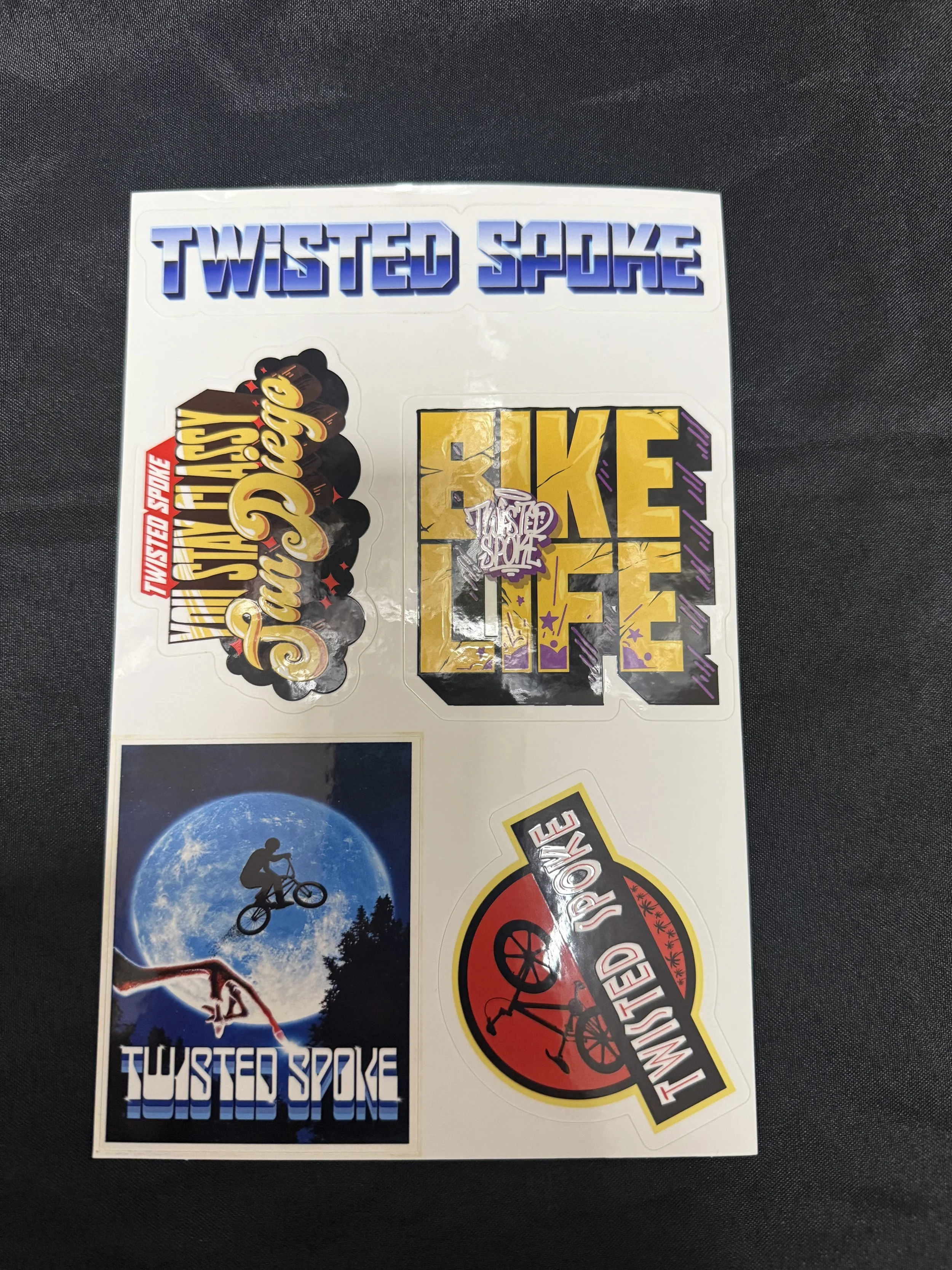 Twisted Spoke Sticker Set #1