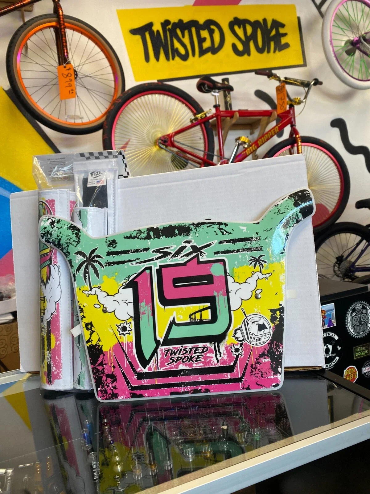 Flite - Sumo1 X Twisted Spoke Limited Release BMX Padset Number Plate