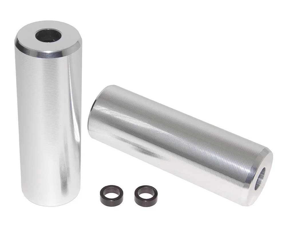 Threadless Alloy Pegs - 14mm w/ 3/8 Adapters