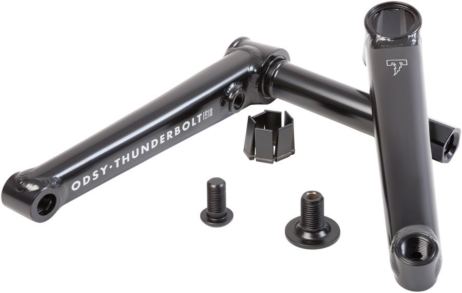 Odyssey Thunderbolt Crankset - Rust Proof Black