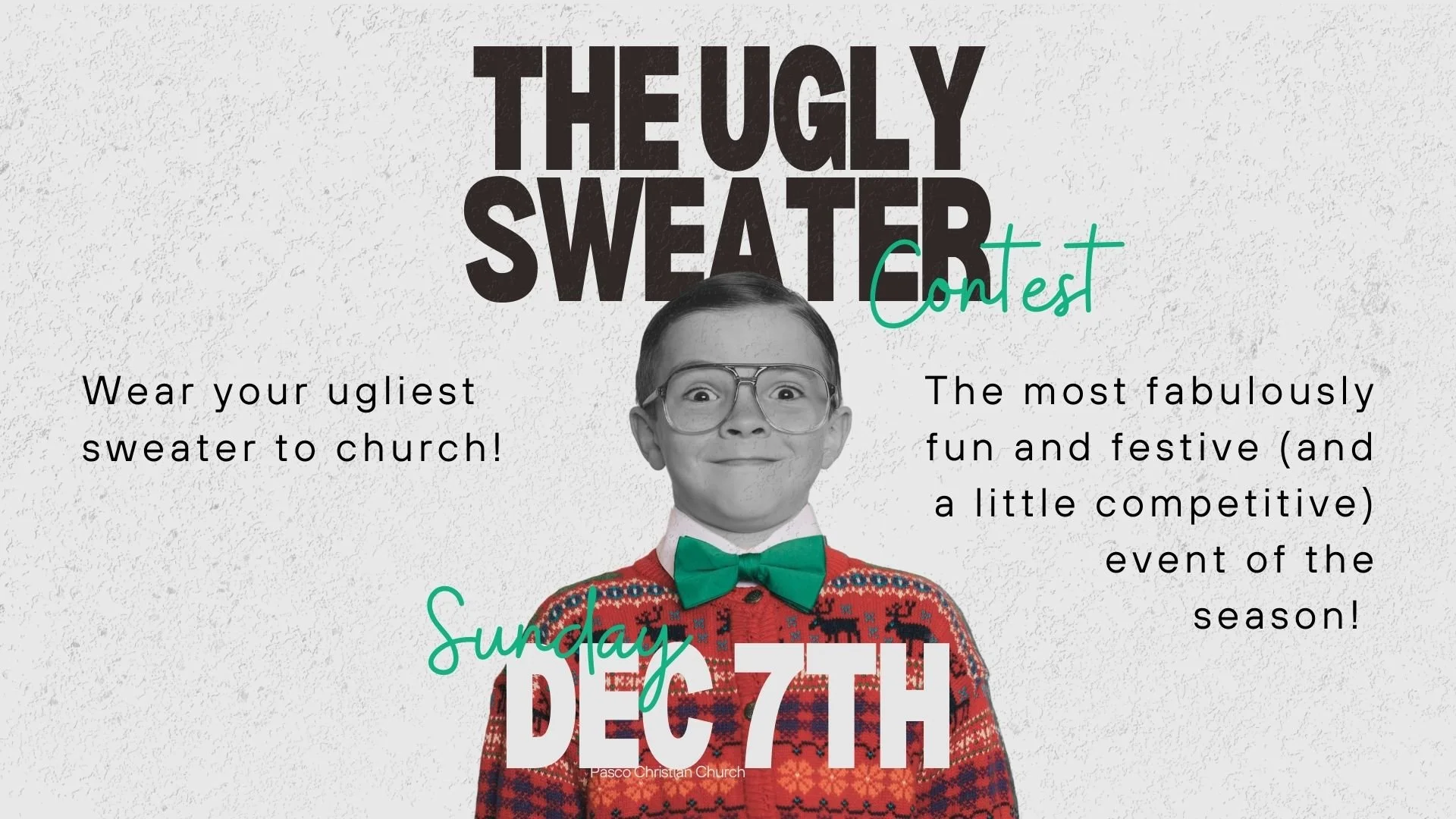 Ugly Sweater Contest