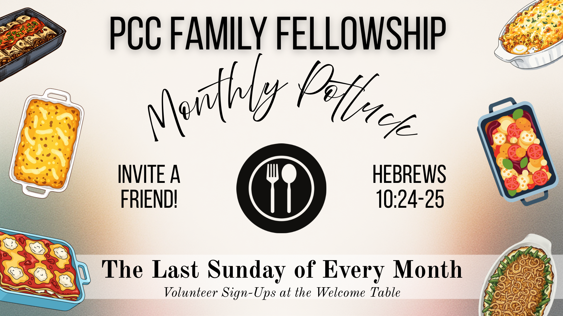 PCC Family Fellowship Potluck