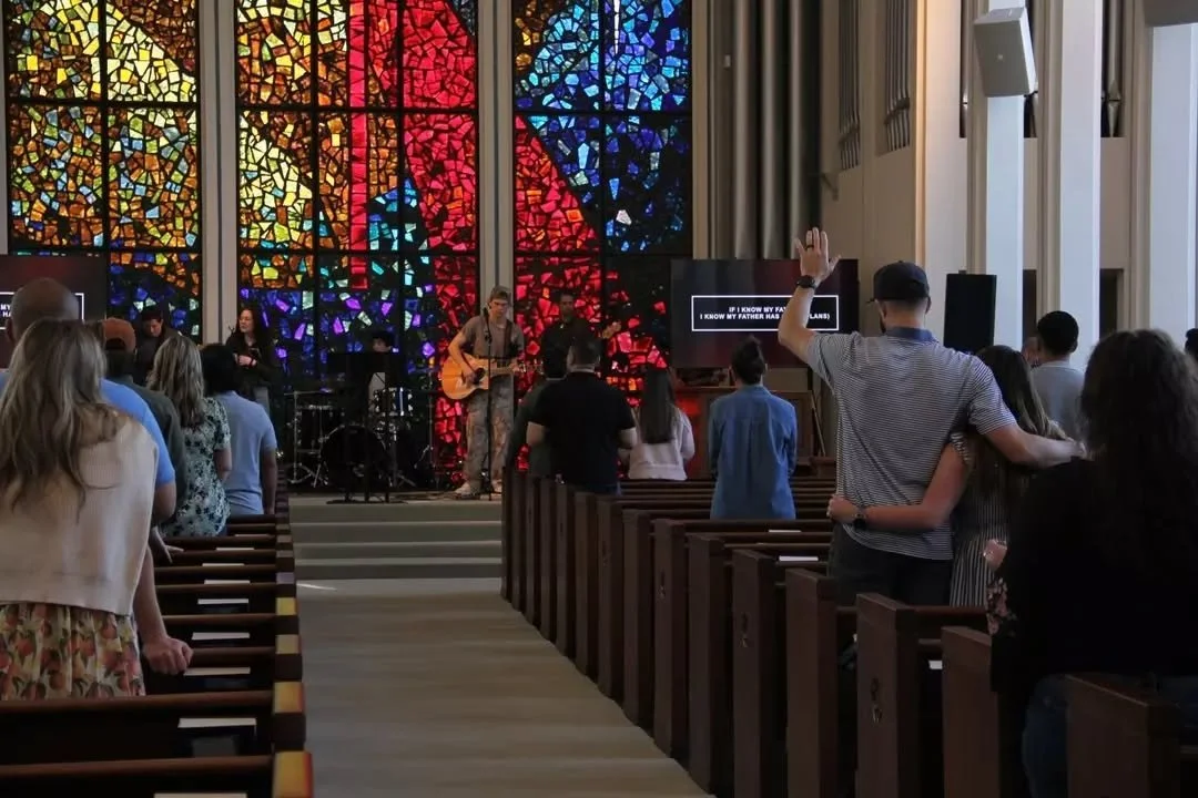 A glimpse of what Sundays look like.

We&rsquo;d love for you to be part of it this Easter. Bring a friend, bring your family. There&rsquo;s a place for you here.

Parking will be available in the north lot, and we&rsquo;ll have an Easter egg hunt fo