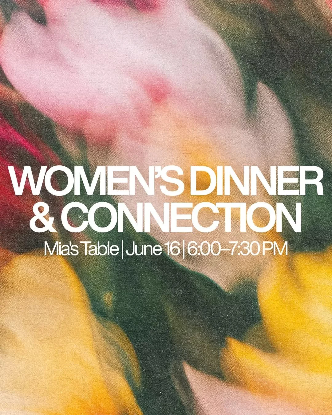 Join us for a relaxed evening of fellowship, conversation, and connection! Whether you&rsquo;re new or have been attending for years, this is a wonderful opportunity to gather with other women in our church community.

We&rsquo;ll meet at Mia's Table