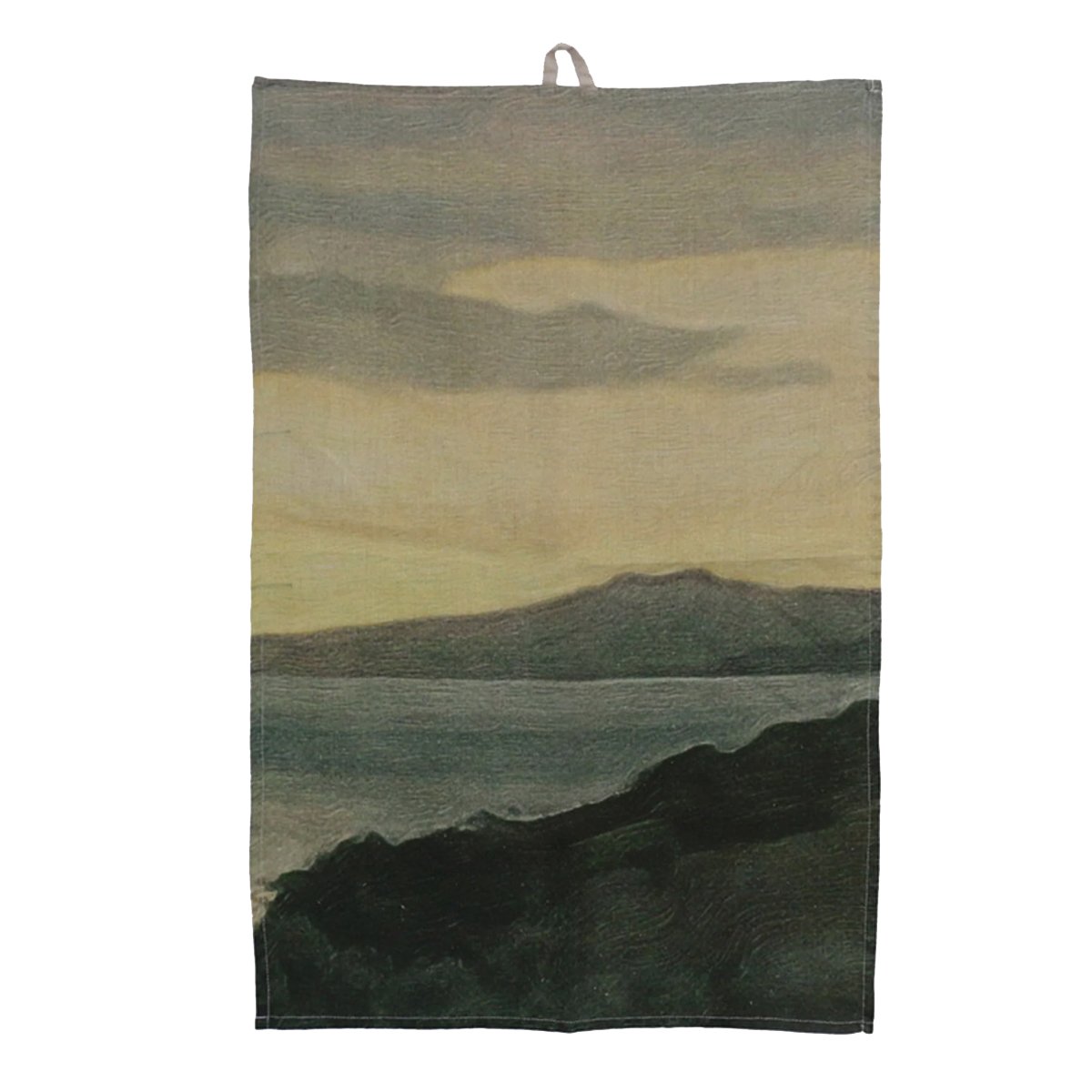 Landscape at Dusk Linen Tea Towel | CC Interiors