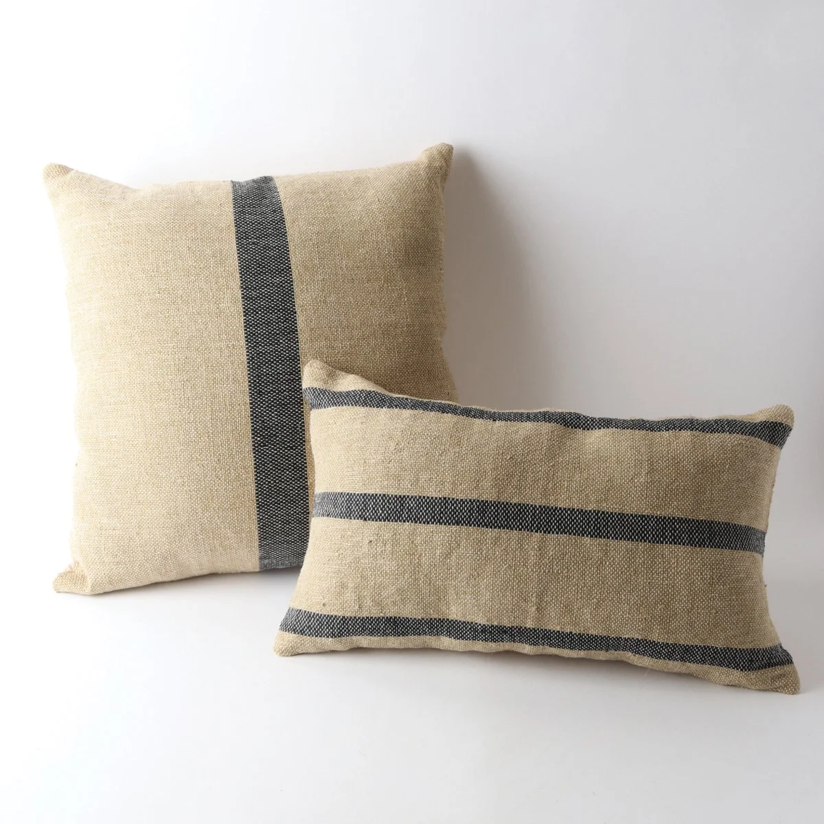 Striped-Hand-Loom--cushion--Natural-&-Blue-Le-forge.jpg