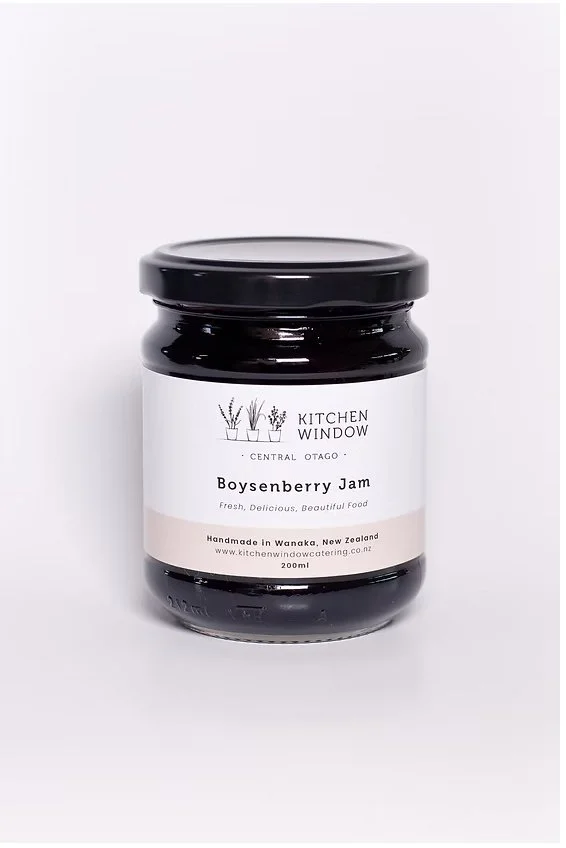 Kitchen window Boysenberry Jam.jpg