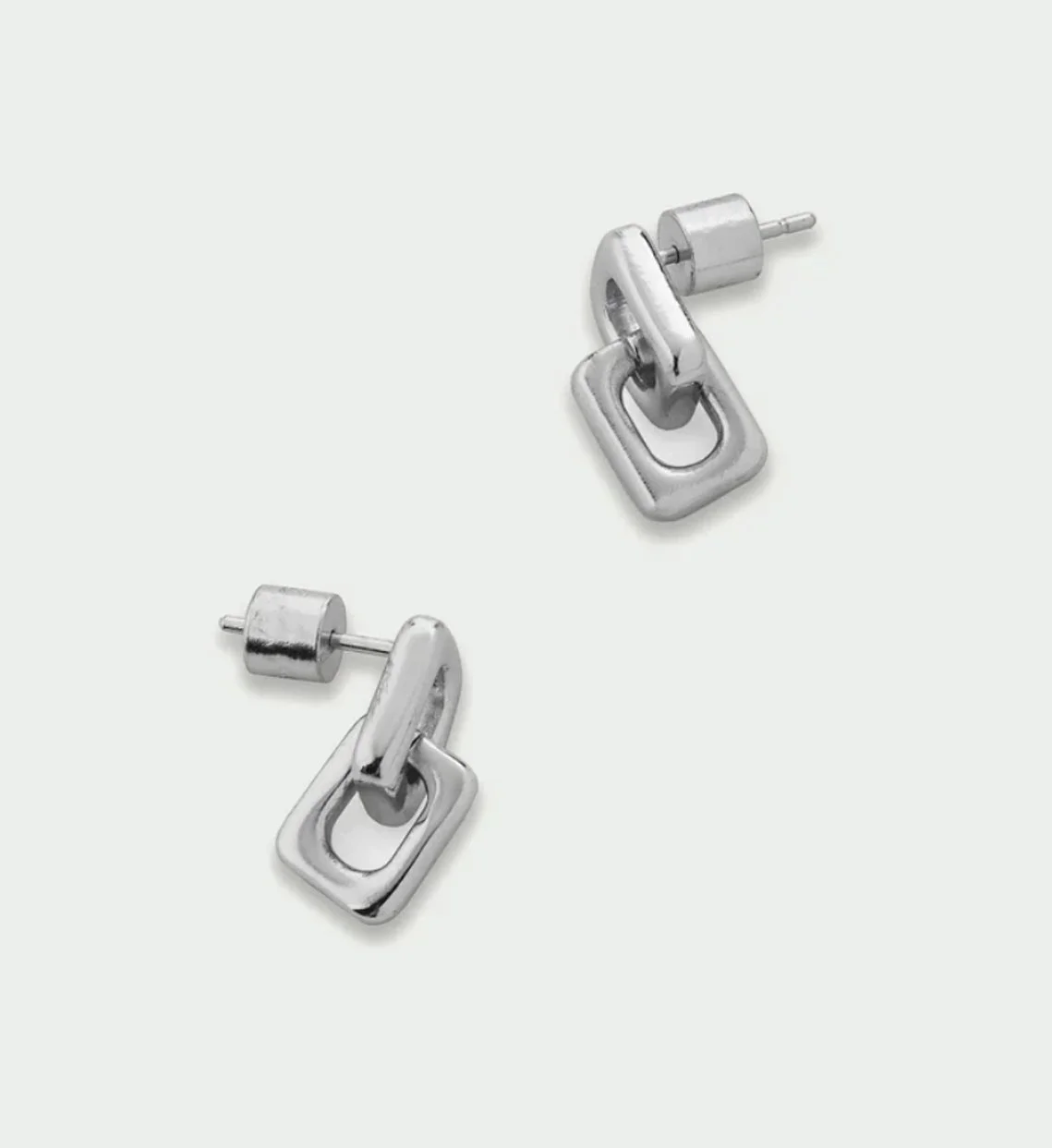 Silver Link Earrings | Tutti