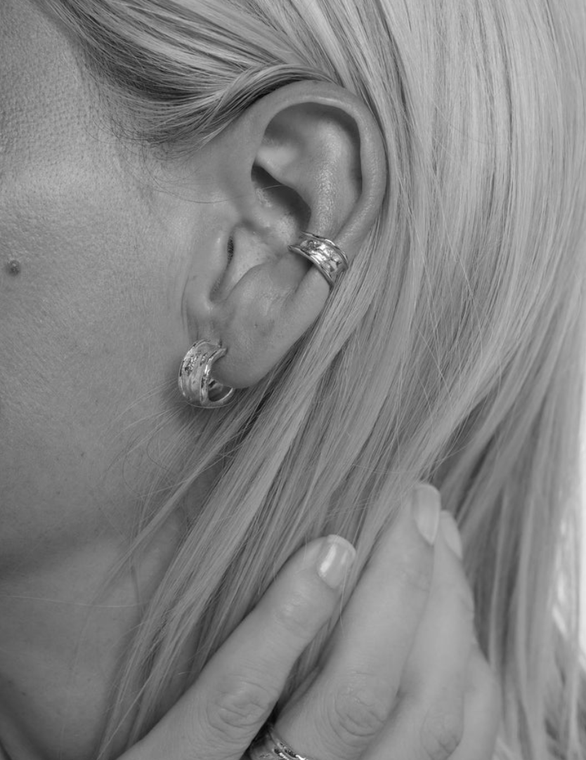 Silver Driftline Earrings | Tutti