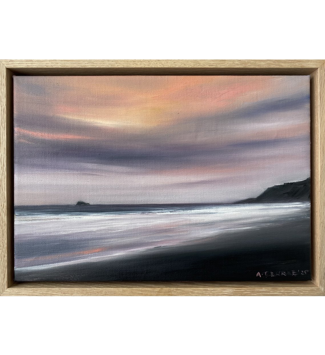 A Quiet Sunset Original Oil painting by Alana Clarke.jpg
