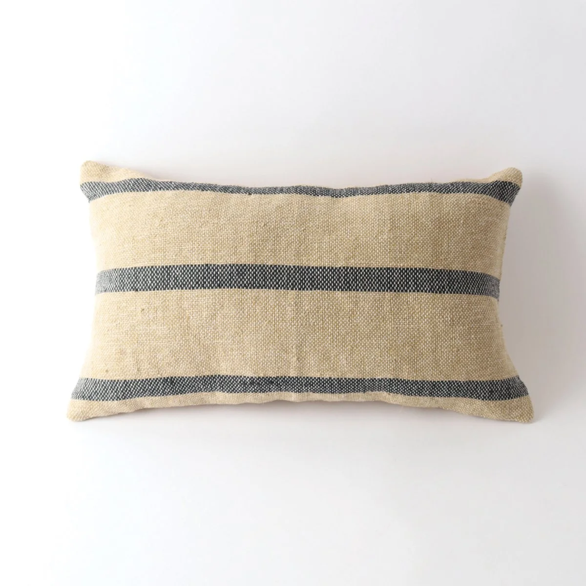 Striped-Hand-Loom-Lumbar-cushion--Natural-&-Blue-Le-forge.jpg
