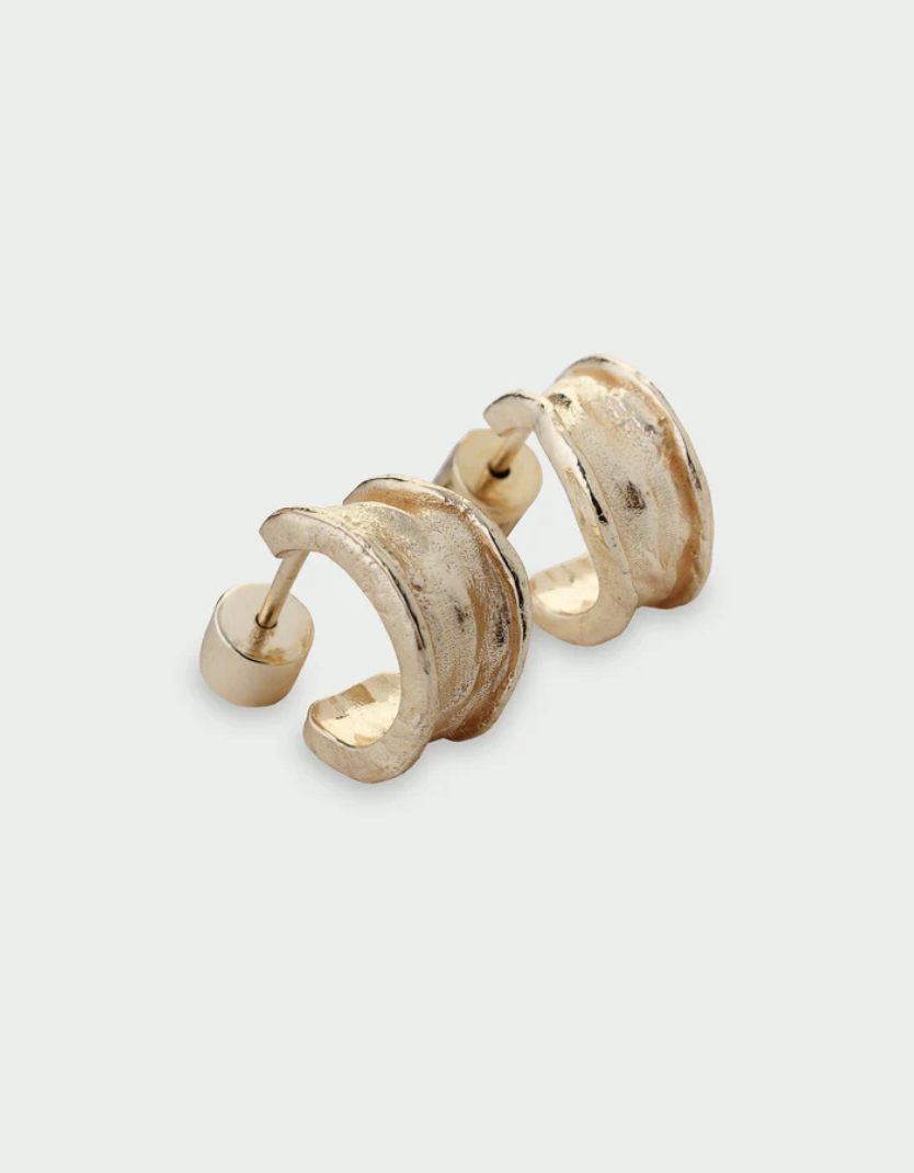 Gold Driftline Earrings | Tutti