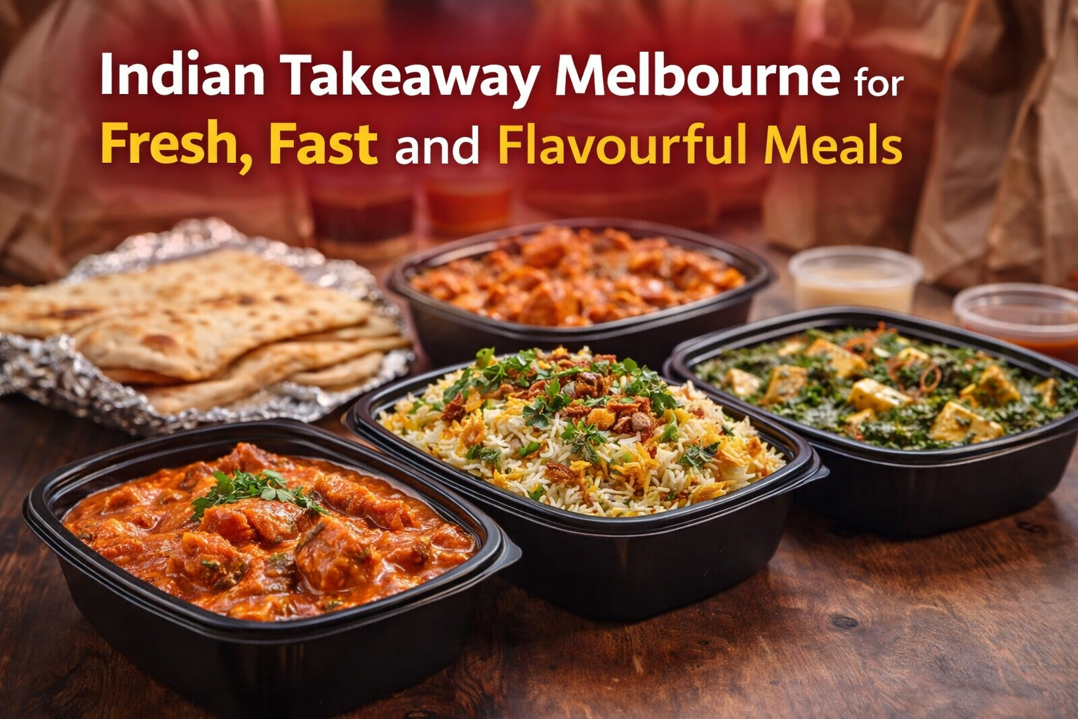 Indian Takeaway Melbourne for Fresh, Fast and Flavourful Meals