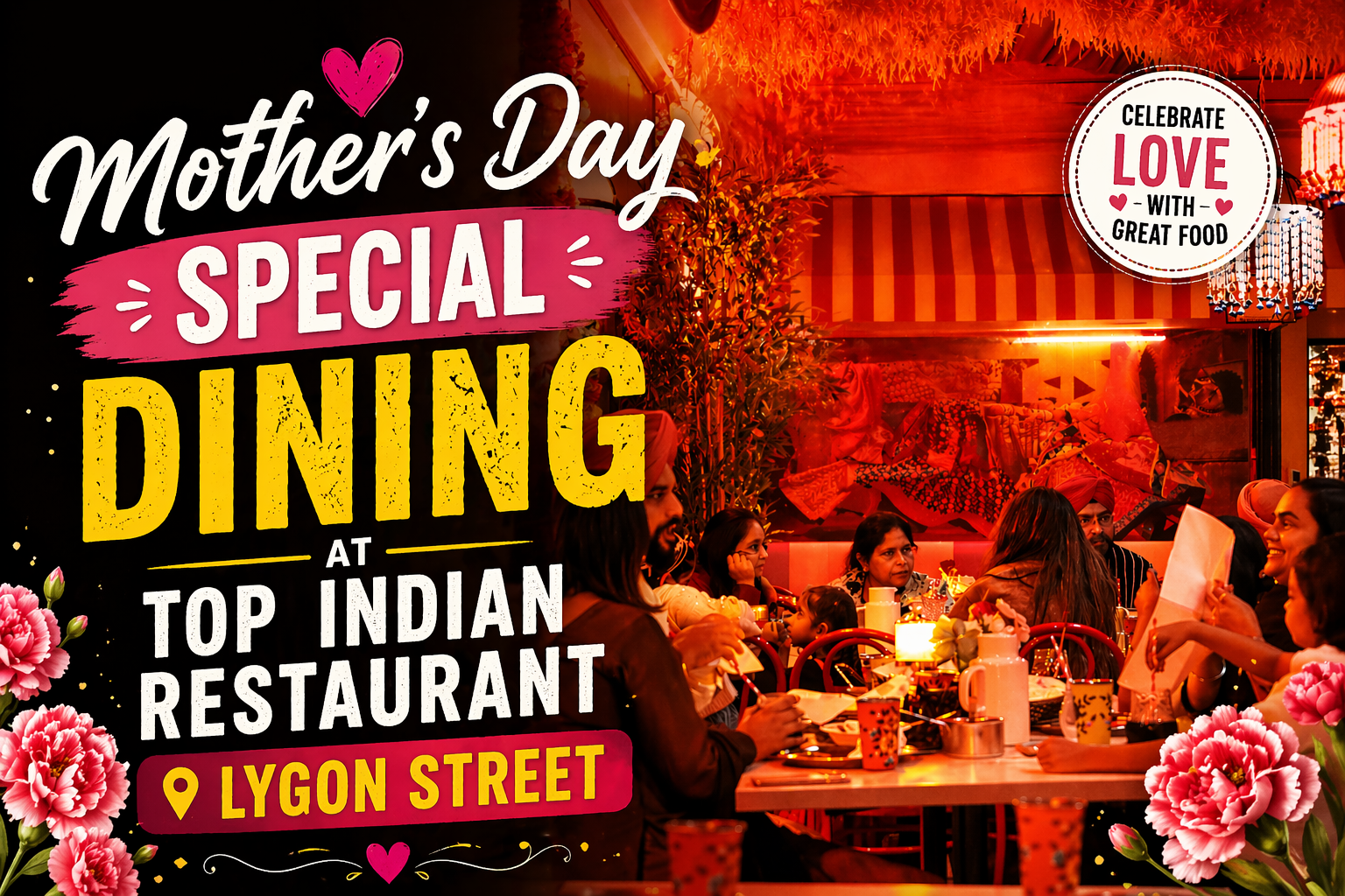 Mother’s Day Special Dining at Top Indian Restaurant Lygon Street