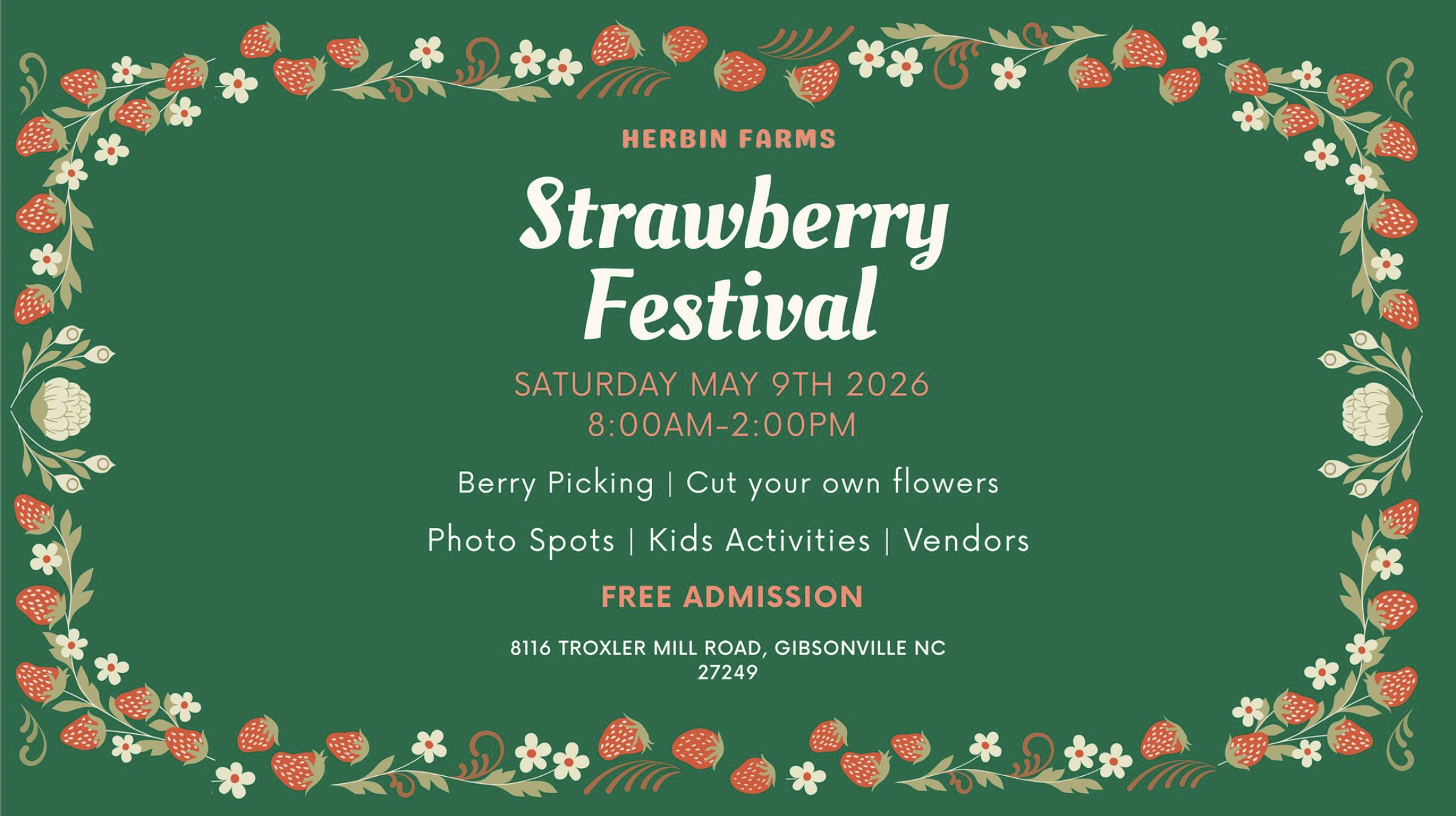 Herbin Farms Strawberry Festival