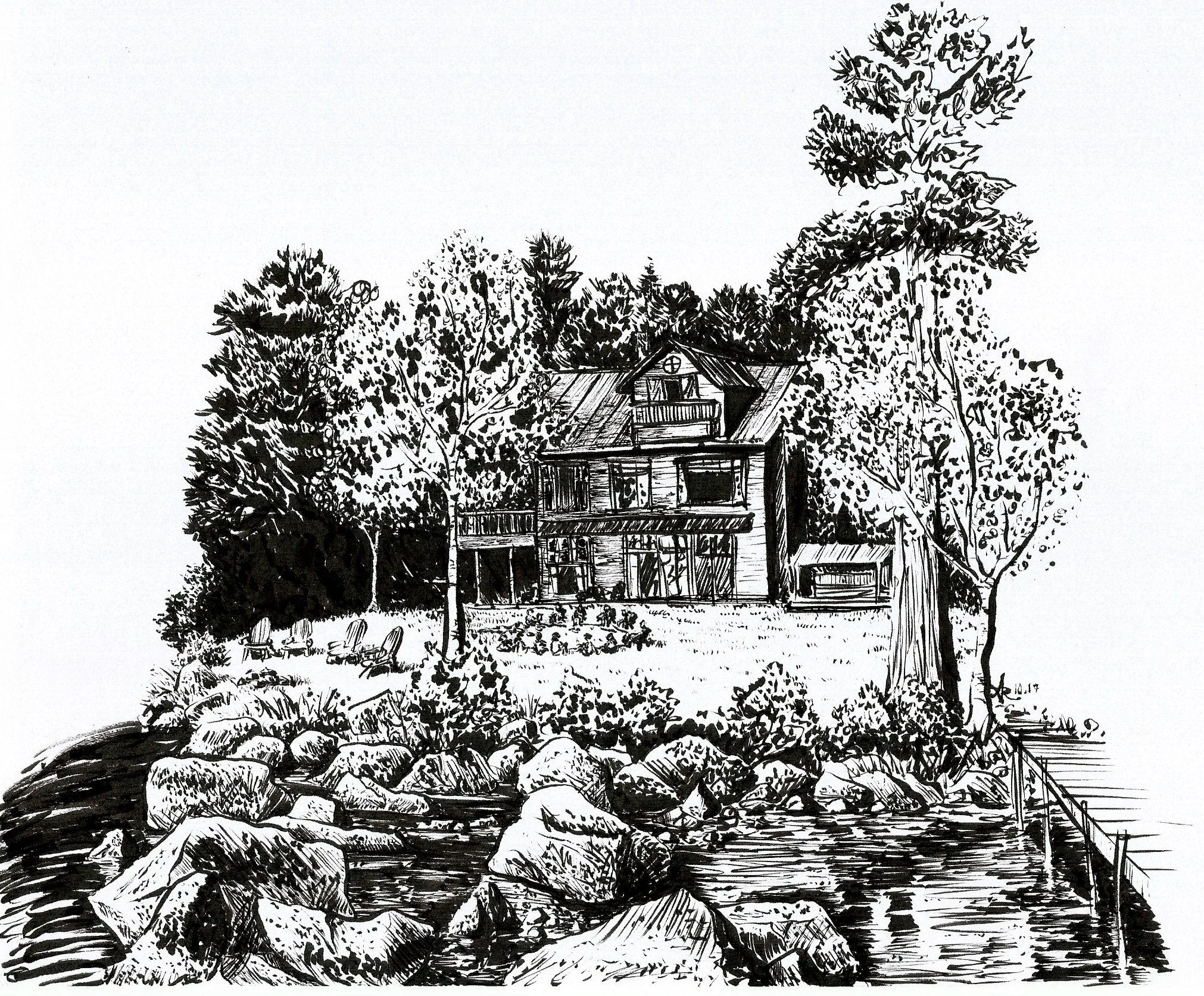 Pen & Ink Observational Drawings