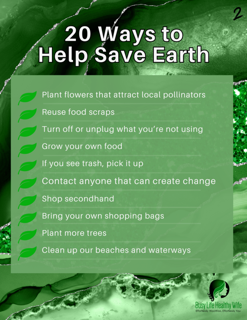 8 Easy Things to Do to Help Save the Planet